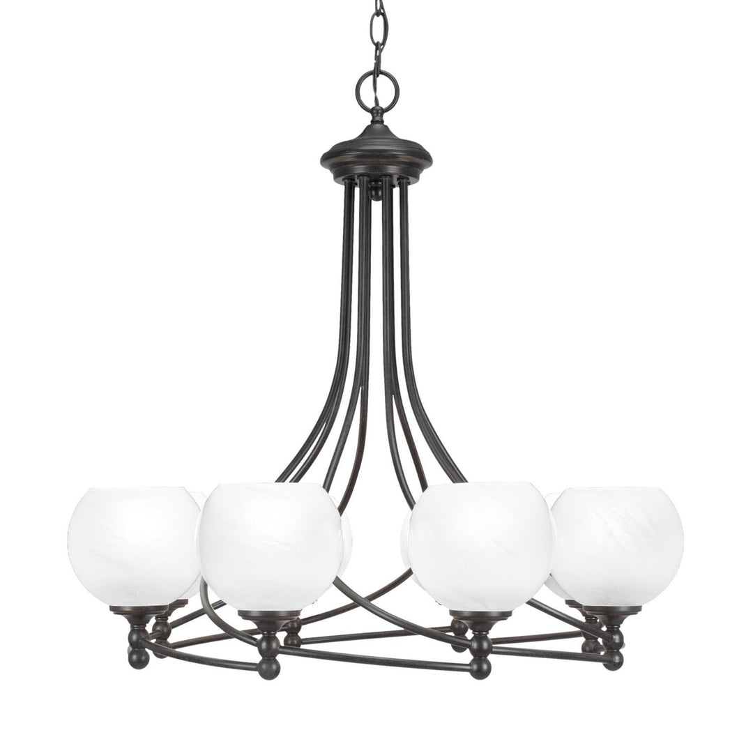 Toltec Capri 908-dg-4101 Chandelier Light - Dark Granite