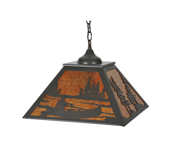 Meyda Tiffany Canoe At Lake 119505 Pendant Light - Timeless Bronze