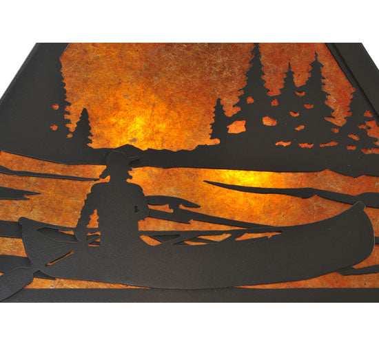 Meyda Tiffany Canoe At Lake 119505 Pendant Light - Timeless Bronze