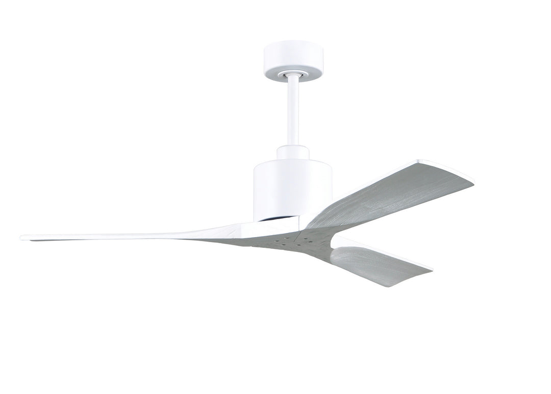 Matthews Fan Company Nan NK-MWH-MWH-52 Ceiling Fan - Matte White, Matte White/