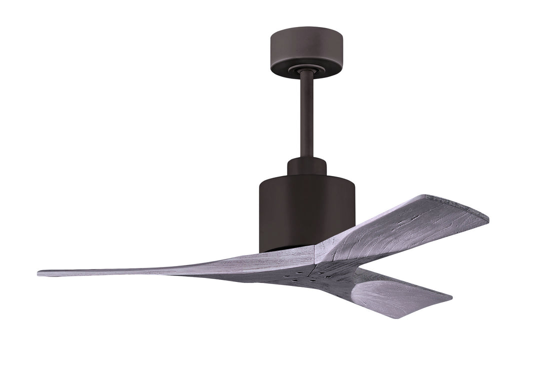 Matthews Fan Company Nan NK-TB-BW-42 Ceiling Fan - Textured Bronze, Barnwood Tone/