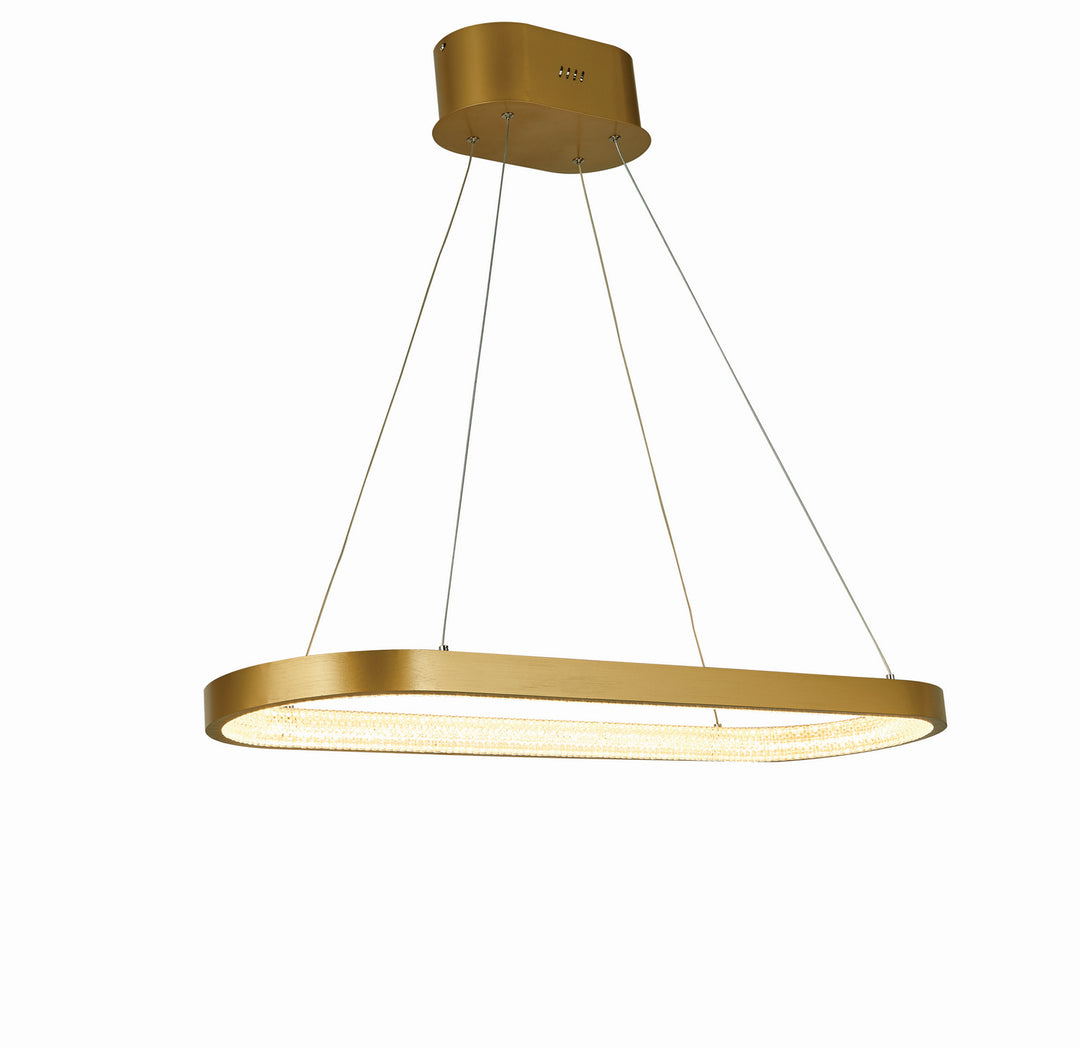 Thumprints Ellipse T1018-BG Pendant Light - Brushed Gold