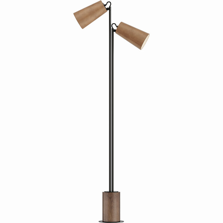 Maxim Lighting 10099WWDTN  Scout Lamp Weathered Wood / Tan Leather