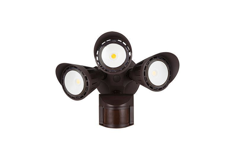 Westgate Lighting SL-30W-30K-BZ-P  Led Security Lights With Pir Sensor Outdoor Bronze / Dark