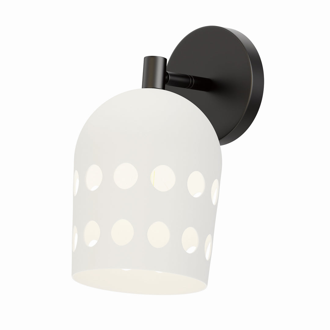 Maxim Dottie 21241WTBK Wall Sconce Light - Black