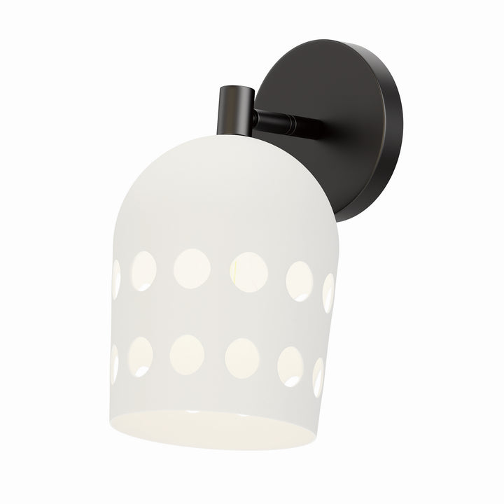 Maxim Dottie 21241WTBK Wall Sconce Light - Black