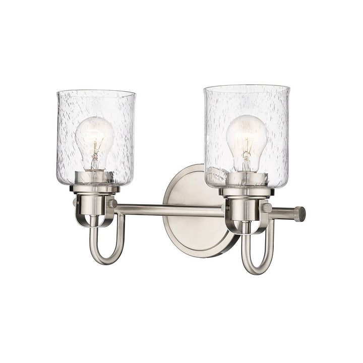 Z-Lite Kinsley 340-2V-BN Bath Vanity Light 15 in. wide - Brushed Nickel