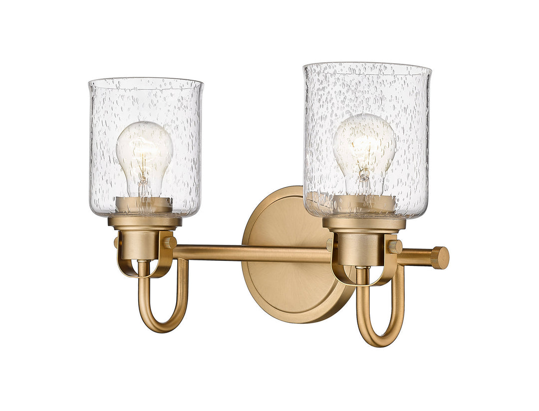 Z-Lite Kinsley 340-2V-HG Bath Vanity Light 15 in. wide - Heirloom Gold