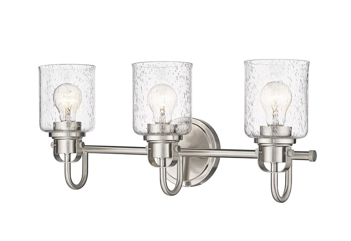 Z-Lite Kinsley 340-3V-BN Bath Vanity Light 22 in. wide - Brushed Nickel