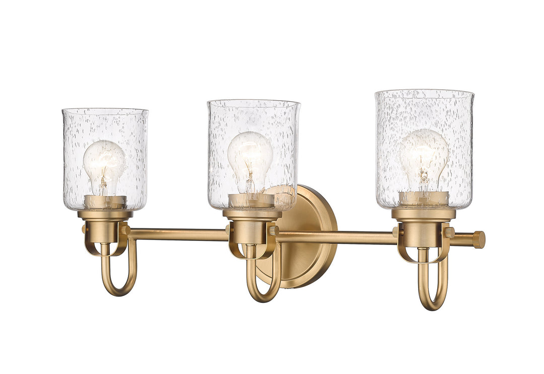 Z-Lite Kinsley 340-3V-HG Bath Vanity Light 22 in. wide - Heirloom Gold