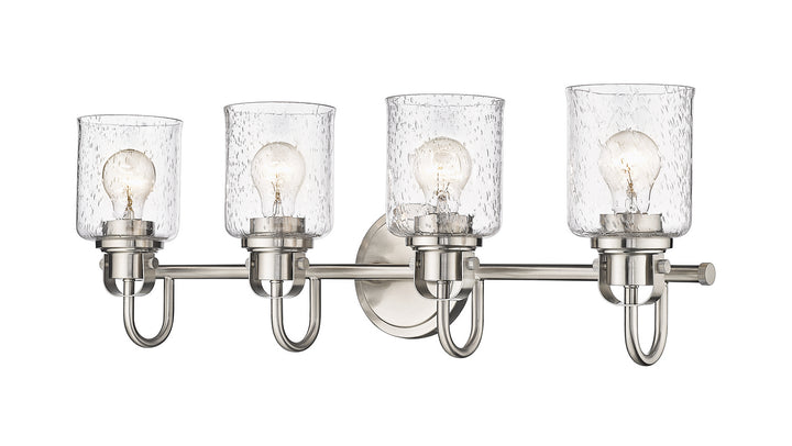 Z-Lite Kinsley 340-4V-BN Bath Vanity Light 28 in. wide - Brushed Nickel