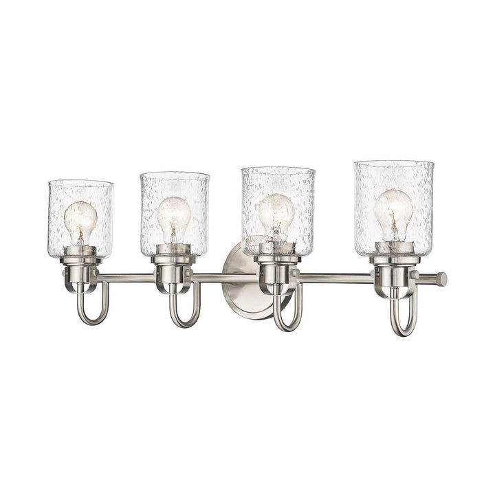 Z-Lite Kinsley 340-4V-BN Bath Vanity Light 28 in. wide - Brushed Nickel
