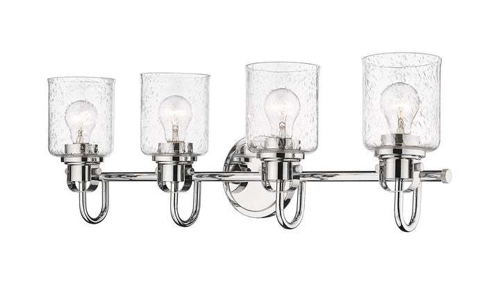 Z-Lite Kinsley 340-4V-CH Bath Vanity Light 28 in. wide - Chrome