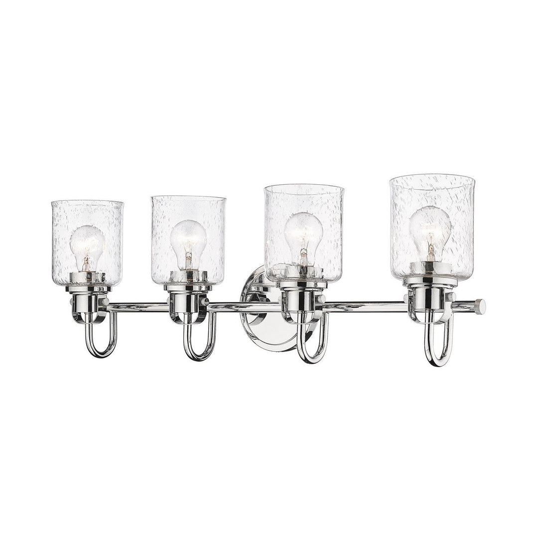 Z-Lite Kinsley 340-4V-CH Bath Vanity Light 28 in. wide - Chrome