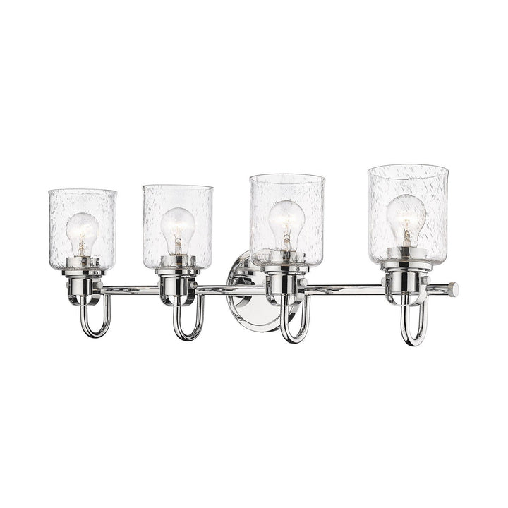 Z-Lite Kinsley 340-4V-CH Bath Vanity Light 28 in. wide - Chrome