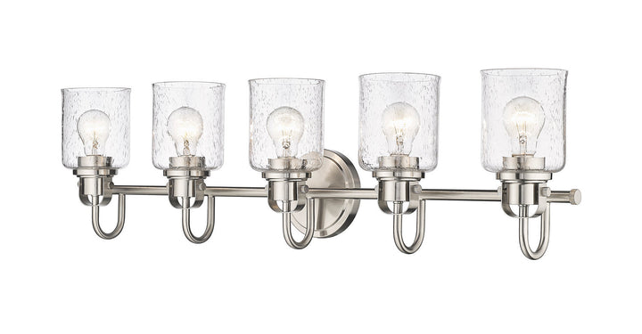 Z-Lite Kinsley 340-5V-BN Bath Vanity Light 35 in. wide - Brushed Nickel