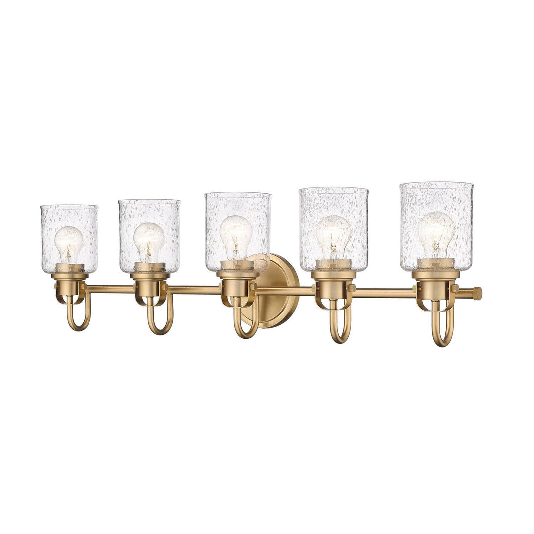 Z-Lite Kinsley 340-5V-HG Bath Vanity Light 35 in. wide - Heirloom Gold