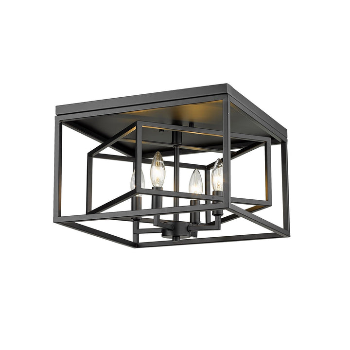 Z-Lite Euclid 457F-MB Ceiling Light - Matte Black