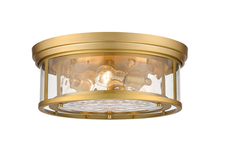Z-Lite Clarion 493F3-OBR Ceiling Light - Olde Brass