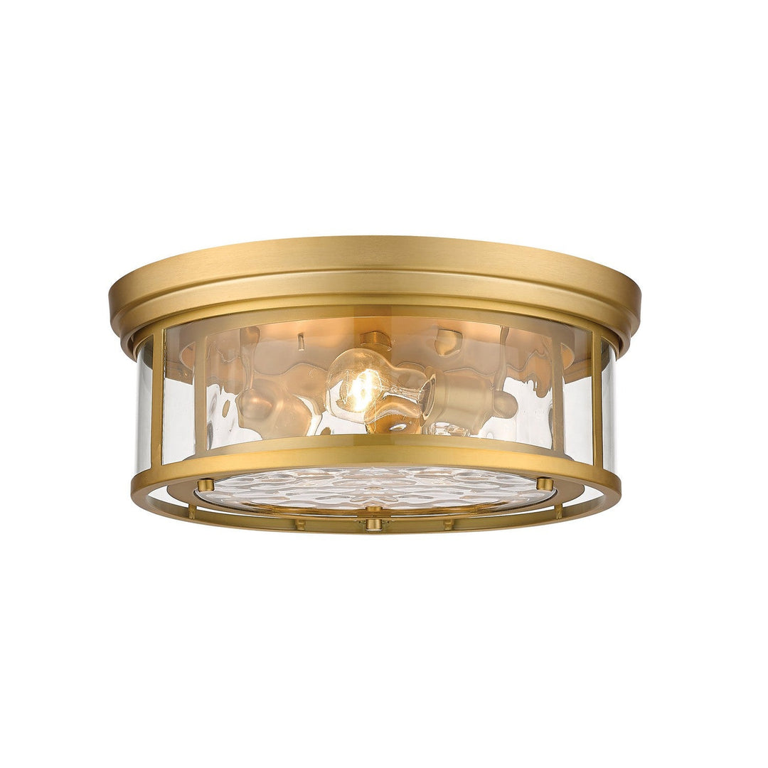 Z-Lite Clarion 493F3-OBR Ceiling Light - Olde Brass