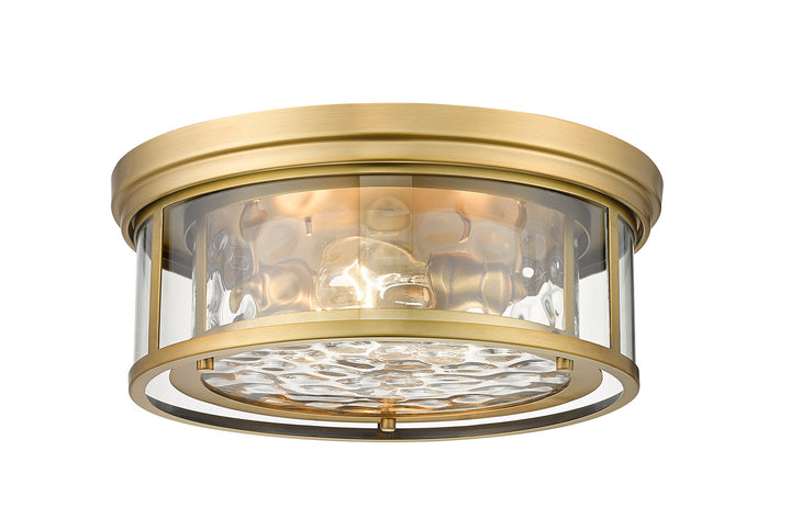 Z-Lite Clarion 493F3-RB Ceiling Light - Rubbed Brass