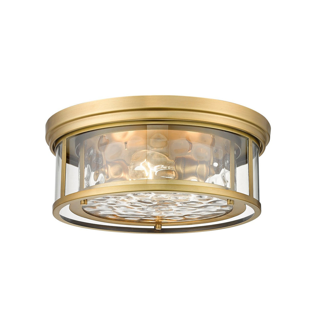 Z-Lite Clarion 493F3-RB Ceiling Light - Rubbed Brass