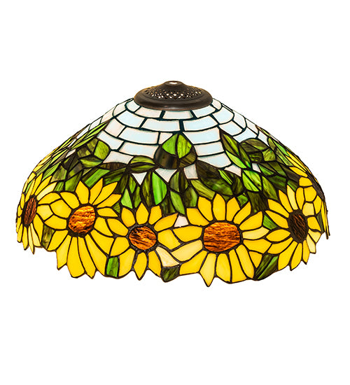 Meyda Tiffany Lighting 119557 Wild Sunflower Shade Lamp Shade Multicolored