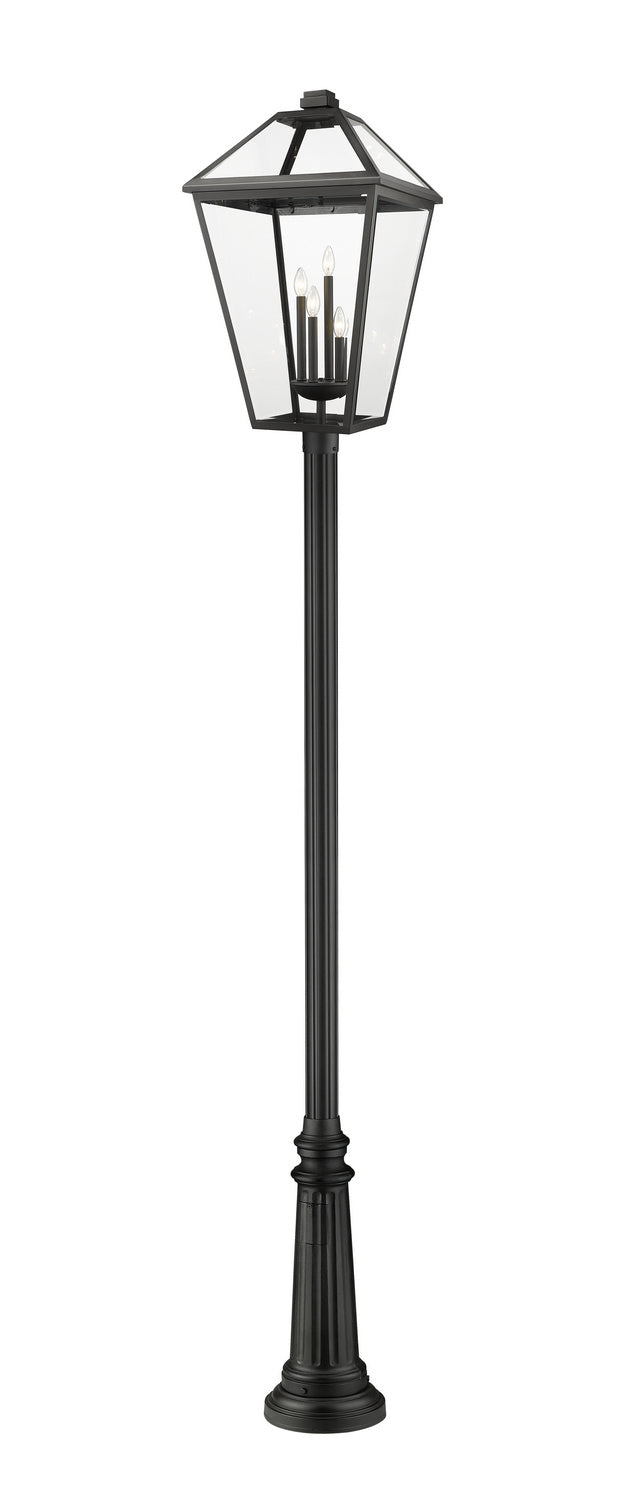 Z-Lite Lighting 579PHXLXR-511P-BK Modern Talbot Outdoor Black