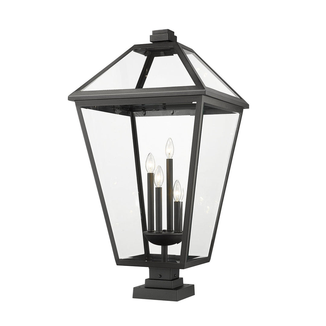 Z-Lite Lighting 579PHXLXS-SQPM-BK  Talbot Outdoor Black
