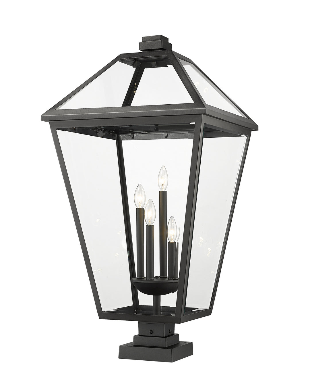 Z-Lite Lighting 579PHXLXS-SQPM-BK  Talbot Outdoor Black