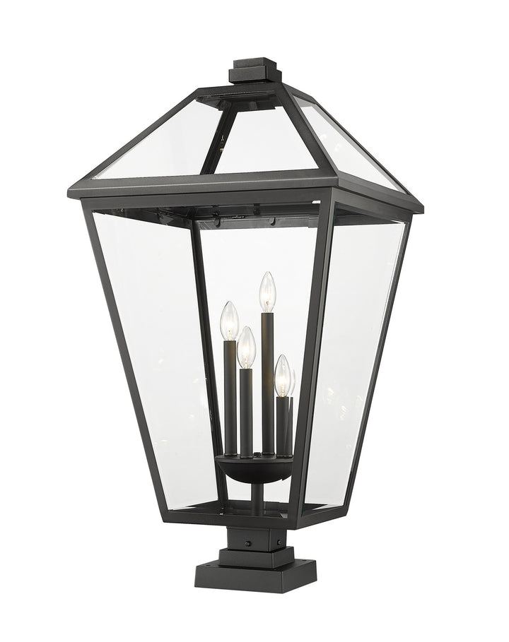 Z-Lite Lighting 579PHXLXS-SQPM-BK  Talbot Outdoor Black