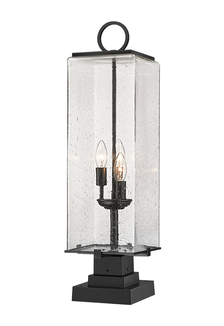 Z-Lite Lighting 592PHBS-SQPM-BK  Sana Outdoor Black