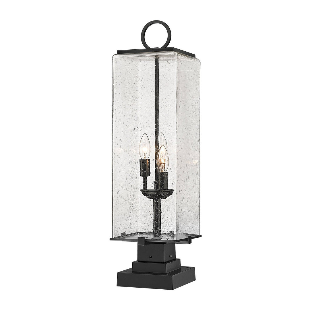 Z-Lite Lighting 592PHBS-SQPM-BK  Sana Outdoor Black