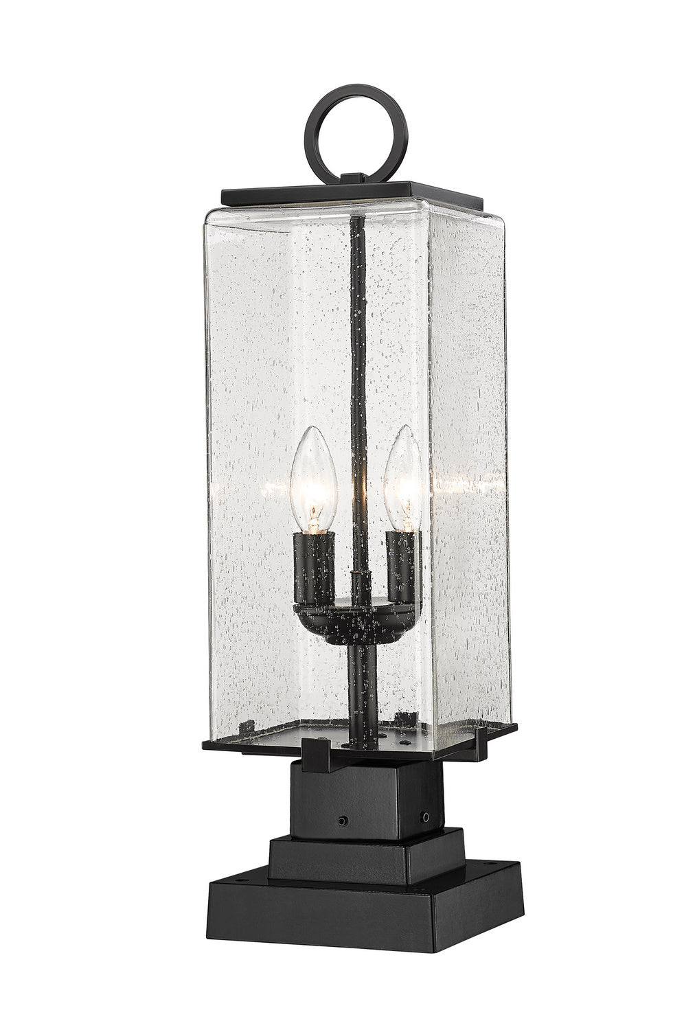 Z-Lite Lighting 592PHMS-SQPM-BK  Sana Outdoor Black
