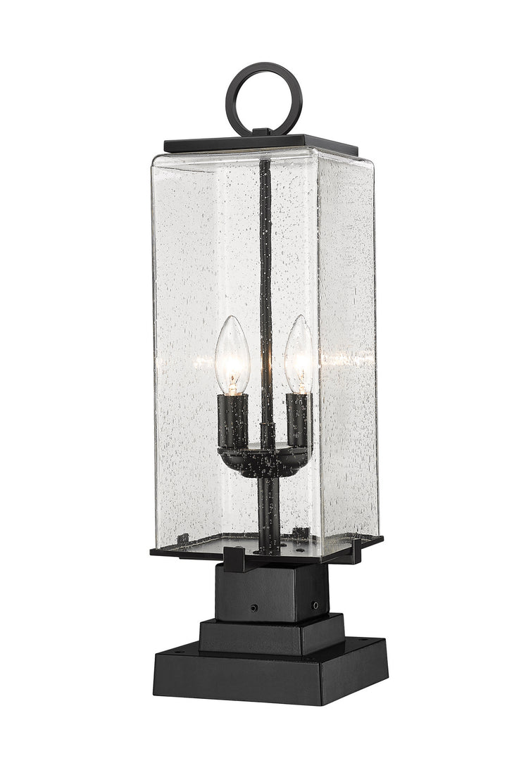 Z-Lite Lighting 592PHMS-SQPM-BK  Sana Outdoor Black