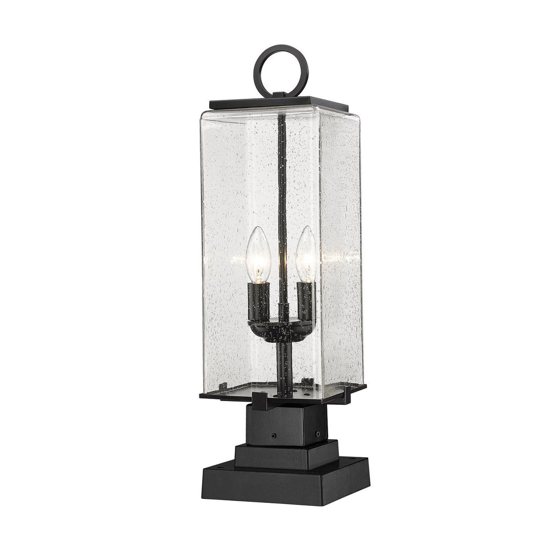 Z-Lite Lighting 592PHMS-SQPM-BK  Sana Outdoor Black