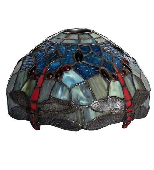 Meyda Tiffany Lighting 119646 Tiffany Hanginghead Dragonfly Shade Lamp Shade Multicolored