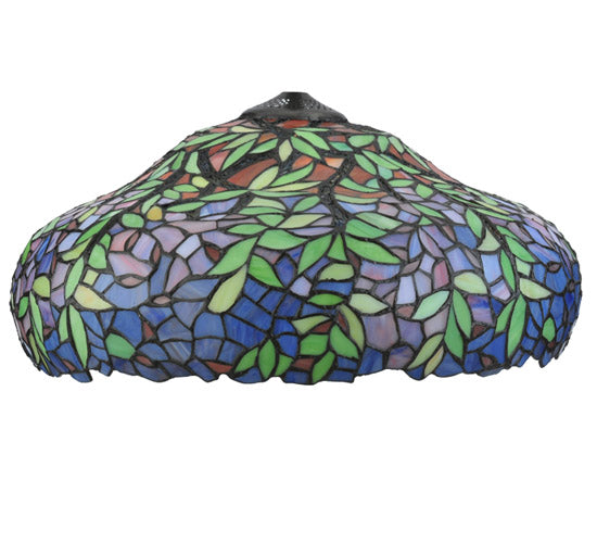 Meyda Tiffany Lighting 119674 Duffner & Kimberly Laburnum Three Light Table Lamp Lamp Bronze / Dark