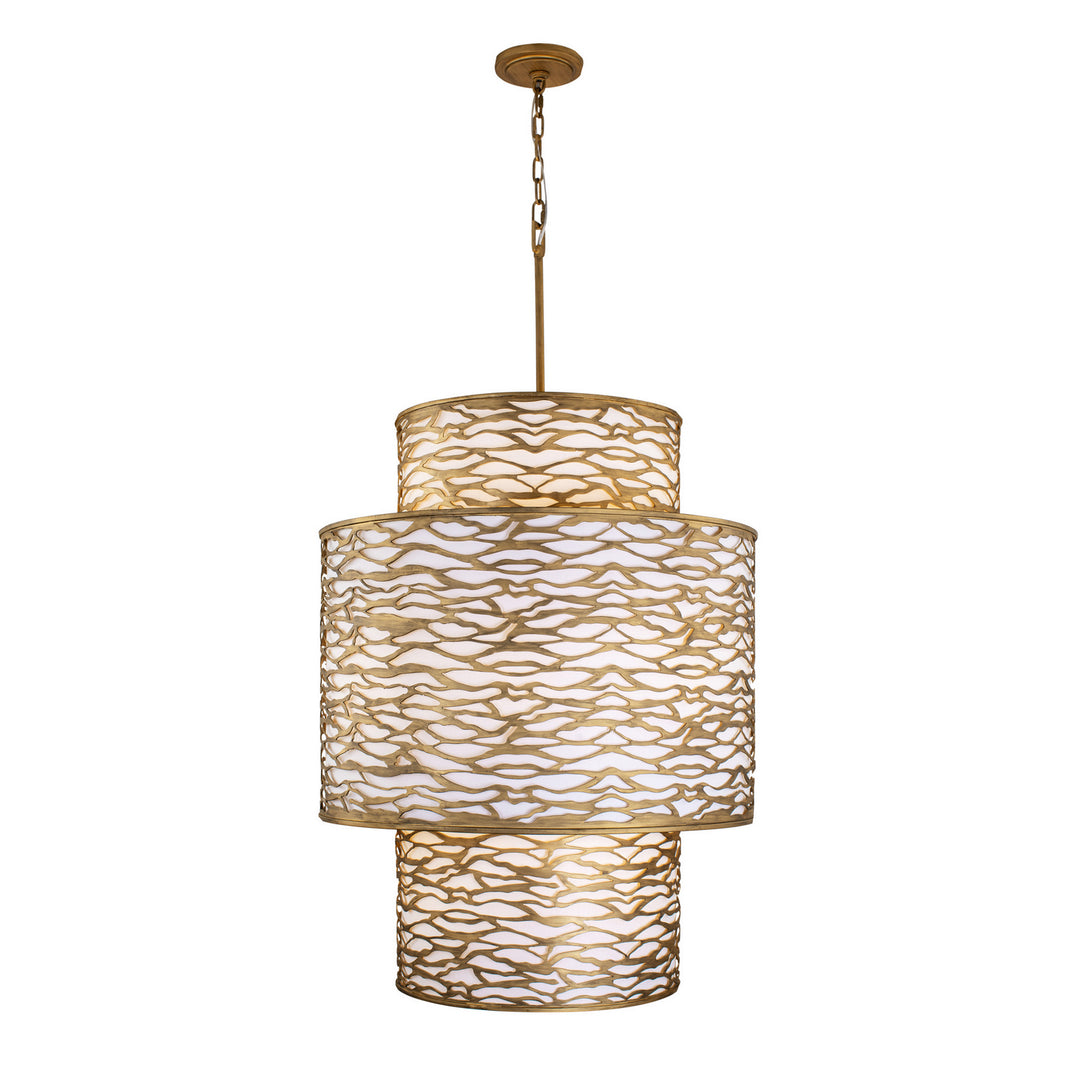 Varaluz Kato 348F16HG Chandelier Light - Havana Gold
