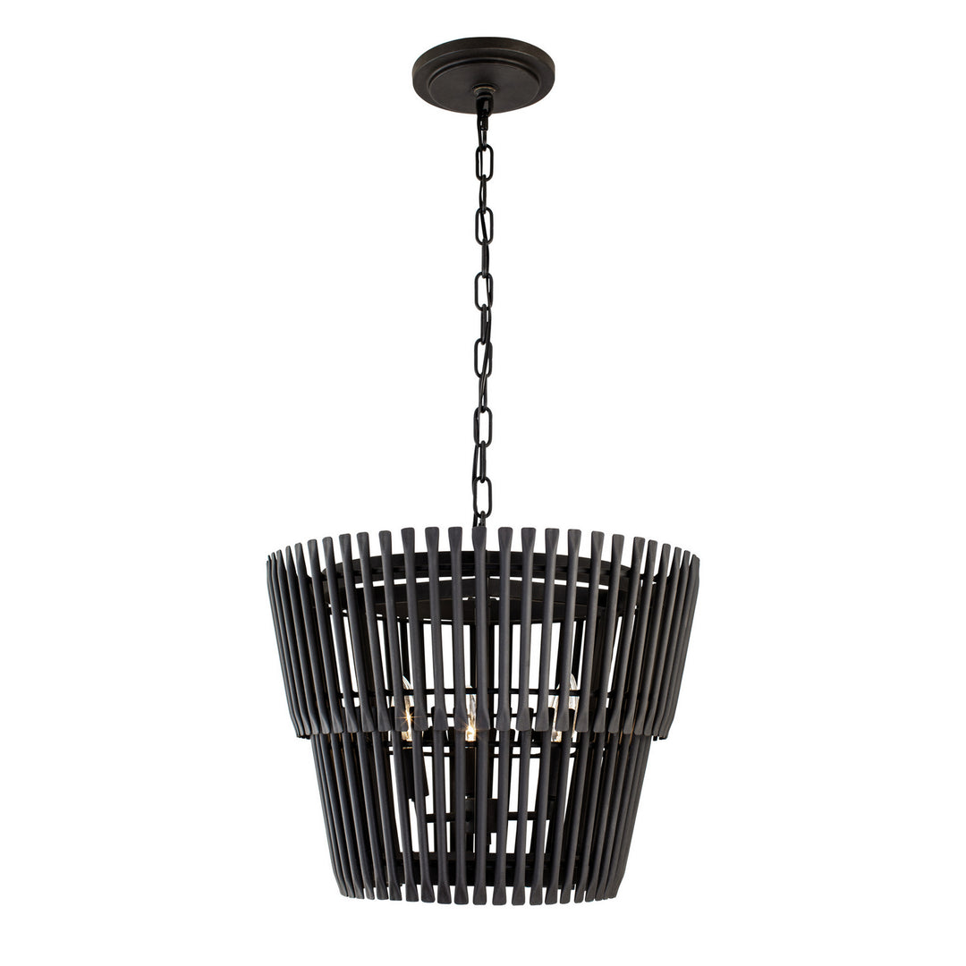 Varaluz Apollo 355P03CB Pendant Light - Carbon