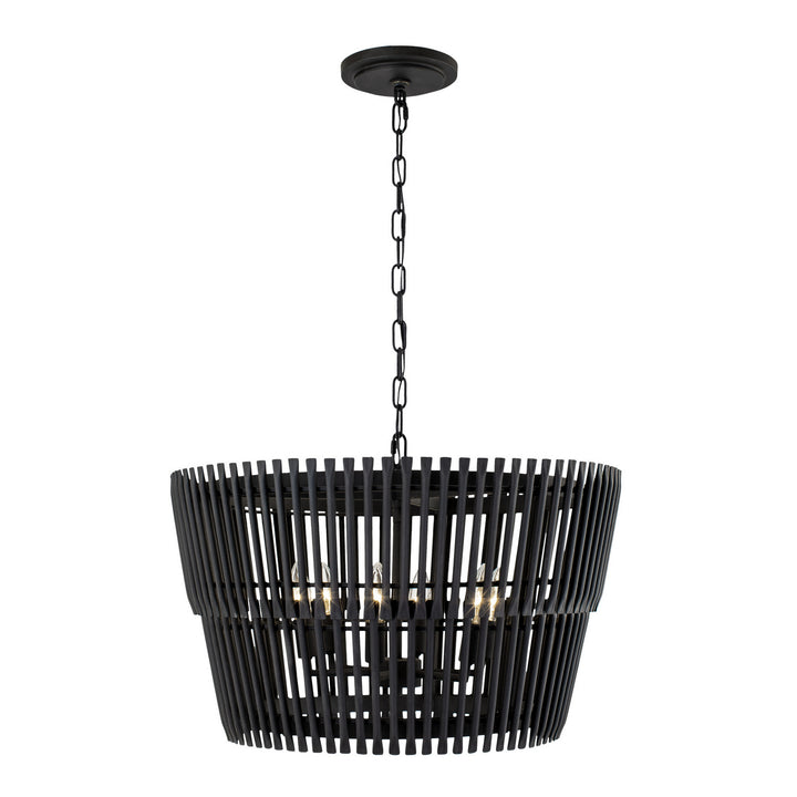 Varaluz Apollo 355P06SCB Pendant Light - Carbon