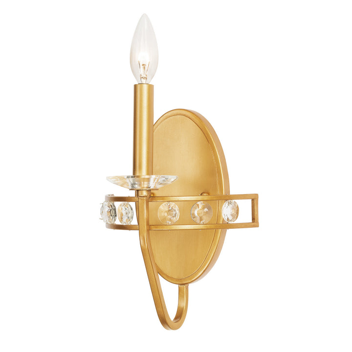 Varaluz Monroe 363W01AG Wall Sconce Light - Antique Gold