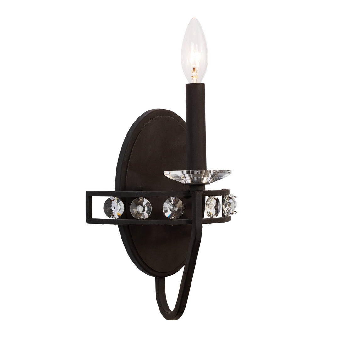 Varaluz Monroe 363W01CB Wall Sconce Light - Carbon