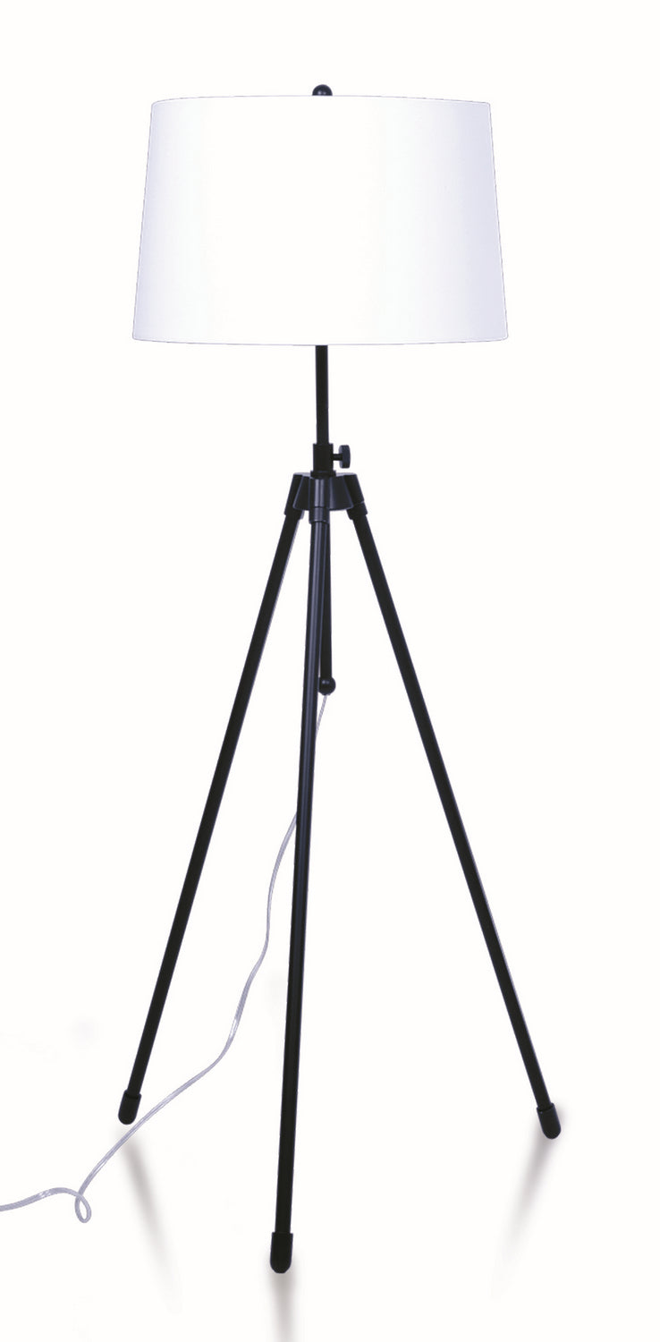 House Of Troy Lighting TR201-BLK  Tripod Lamp Black