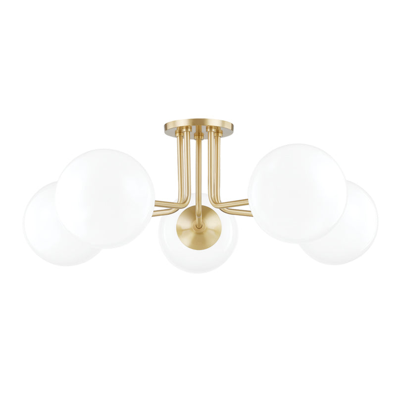 Mitzi Stella H105605-AGB Ceiling Light - Aged Brass