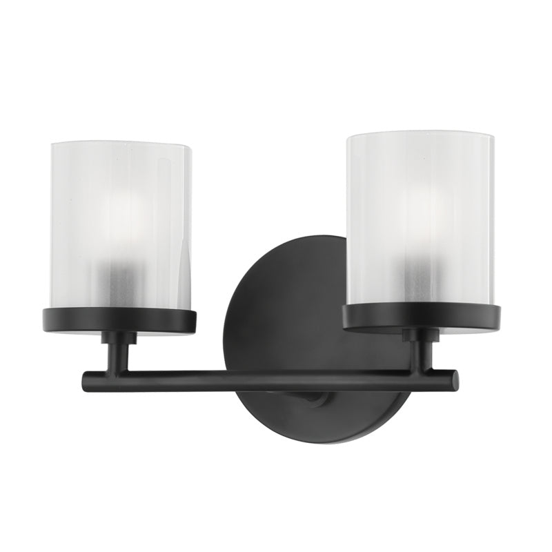 Mitzi Ryan H239302-SBK Bath Vanity Light 11 in. wide - Soft Black