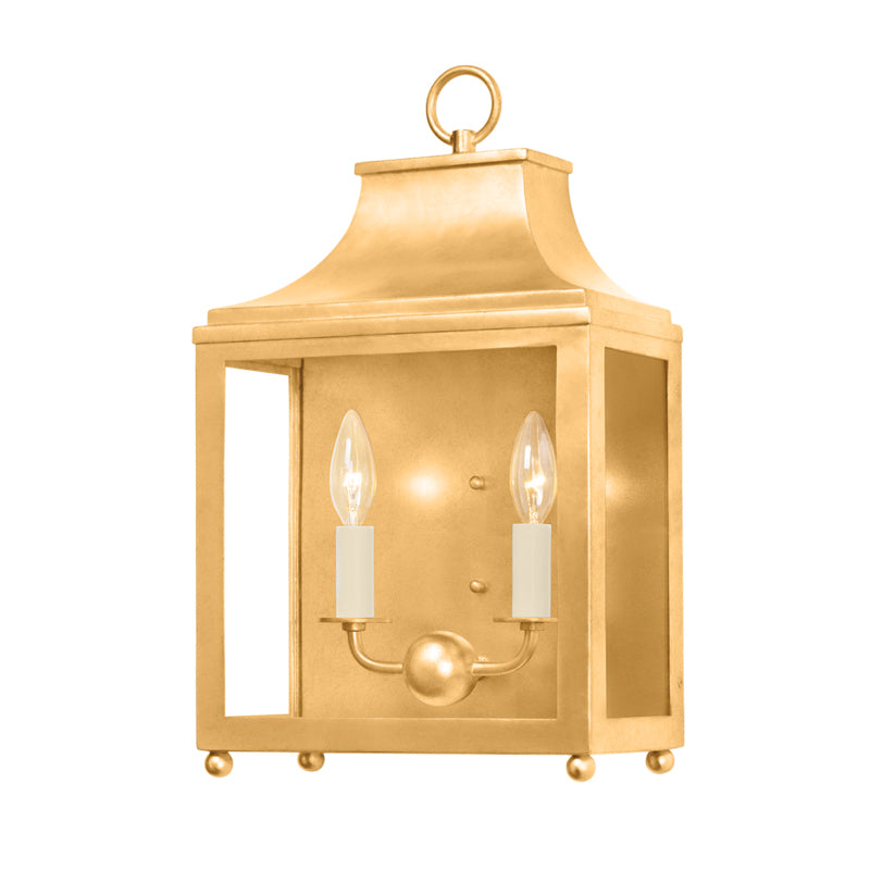 Mitzi Leigh H259102-VGL Wall Sconce Light - Vintage Gold Leaf