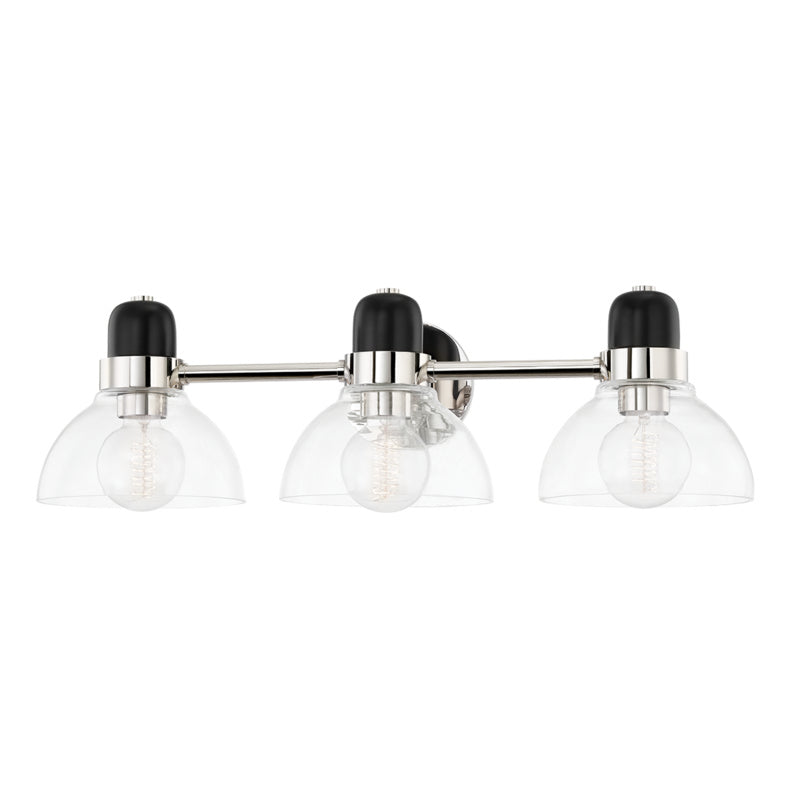 Mitzi Camile H482303-PN Bath Vanity Light 25 in. wide - Polished Nickel