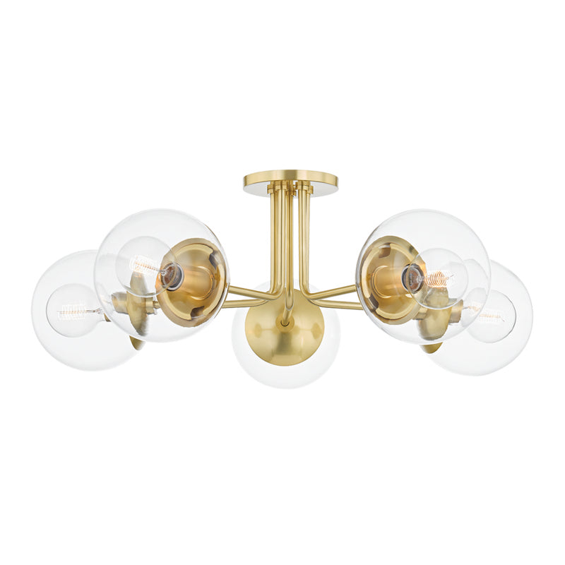 Mitzi Meadow H503605-AGB Ceiling Light - Aged Brass