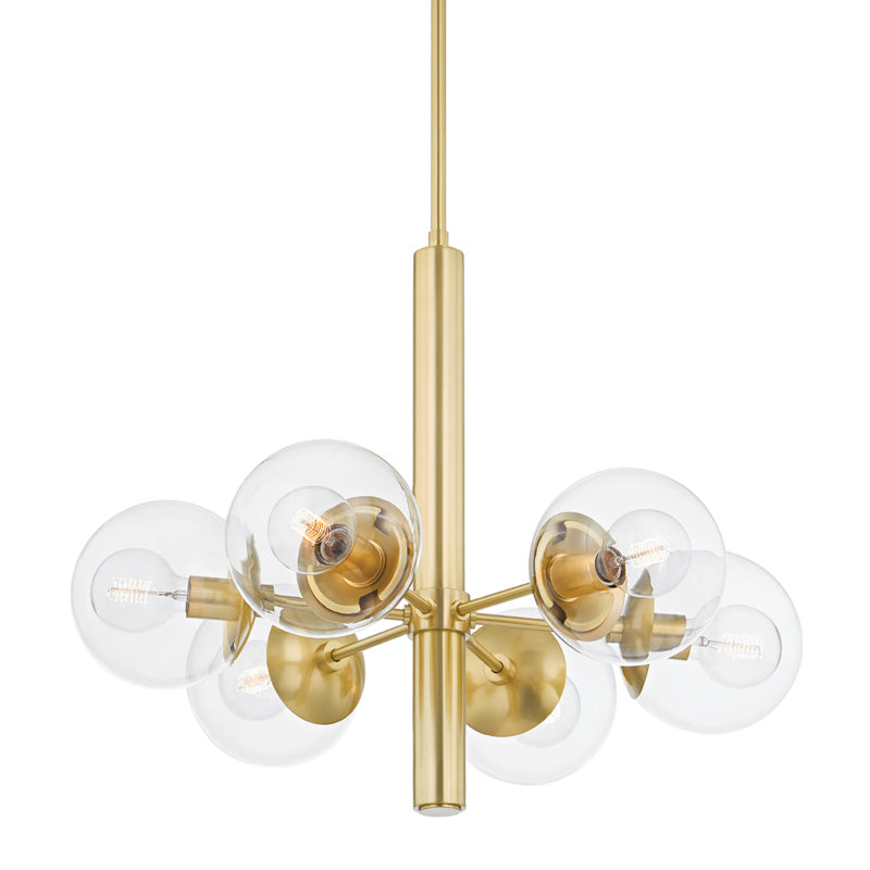 Mitzi Meadow H503806-AGB Chandelier Light - Aged Brass